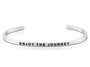 Enjoy The Journey Mantraband Cuff Bracelet
