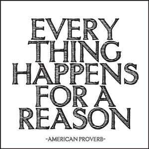 Everything Happens Quotable Card or Magnet