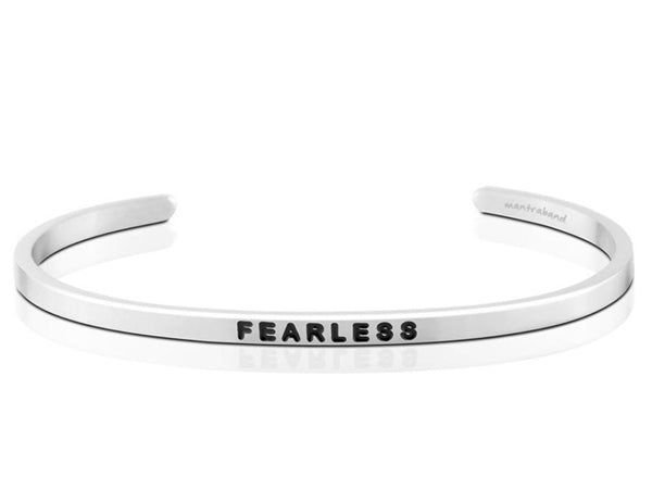 Fearless Mantraband Cuff Bracelet