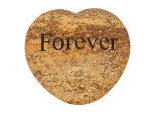 Forever Large Engraved Heart
