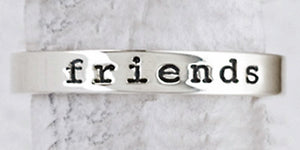 Sterling Silver Friends Forever Ring