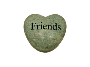 Friends Small Engraved Heart