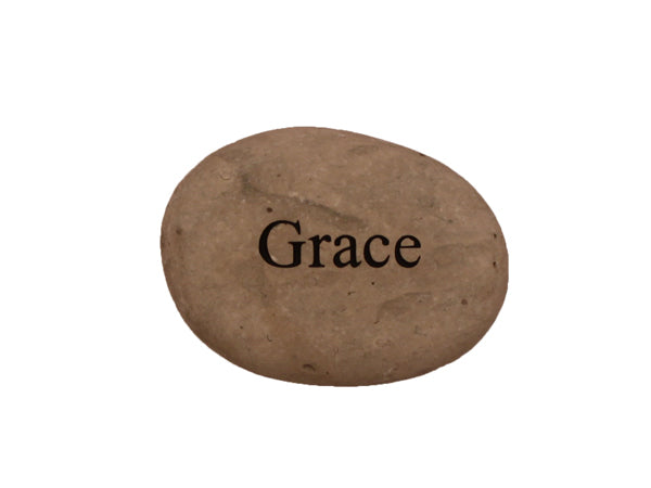 Grace Small Carved Beach Stone