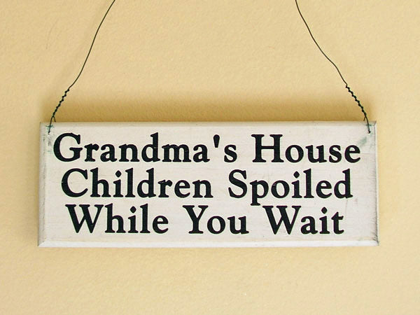 Grandma's House Mini Hanging Sign