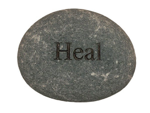 Heal Carved River Stone