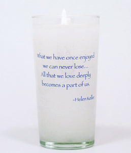 What We Have Once Enjoyed Memorial Candle