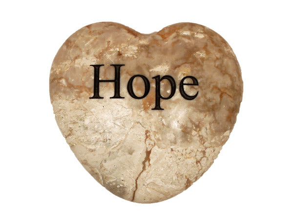Hope Large Engraved Heart