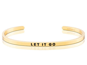 Let It Go Mantraband Cuff Bracelet