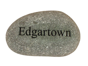 Edgartown Carved River Stone
