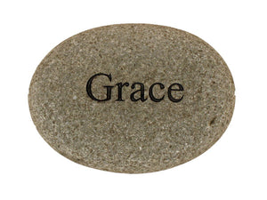 Grace Carved River Stone