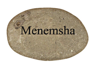 Menemsha Carved River Stone