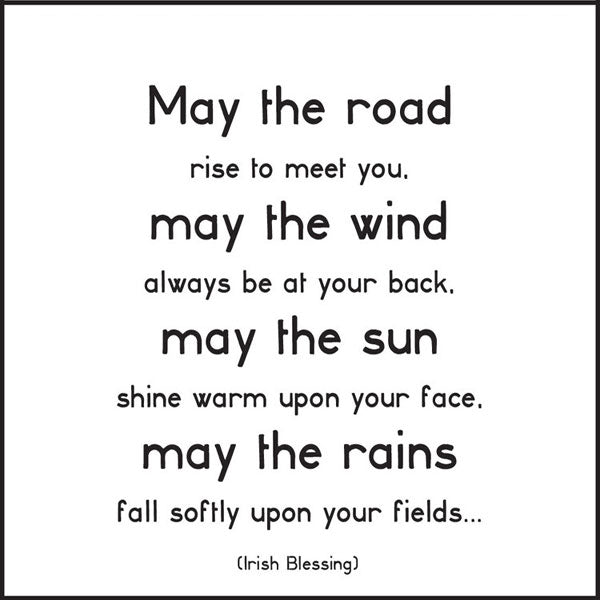May The Road Rise To Meet You Quotable Card or Magnet