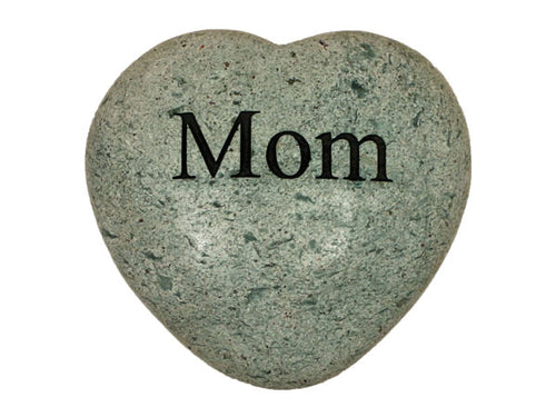 Mom Large Engraved Heart