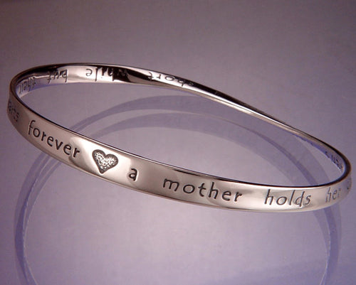 Sterling Silver Mother Mobius Bracelet