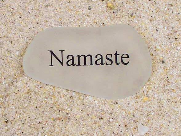 Namaste Sea Glass