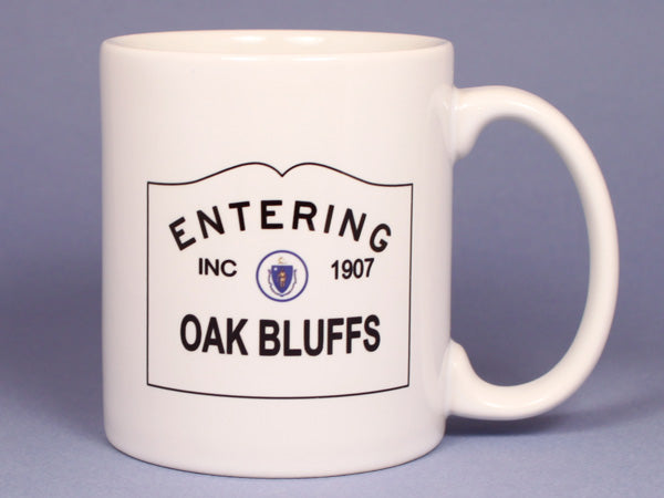 Entering Oak Bluffs Ceramic Mug