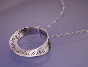 One Day At A Time Mobius Necklace