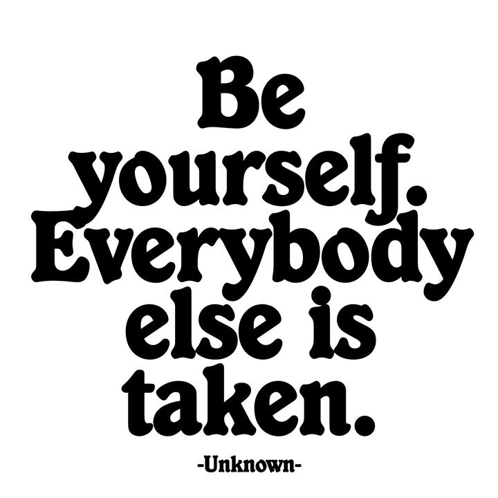 Be Yourself Quotable Magnet