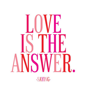 Love is the Answer Quotable Card or Magnet