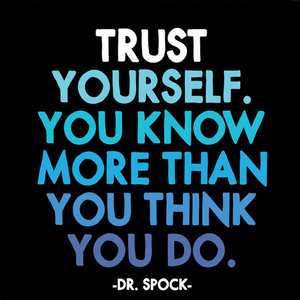 Trust Yourself Quotable Magnet