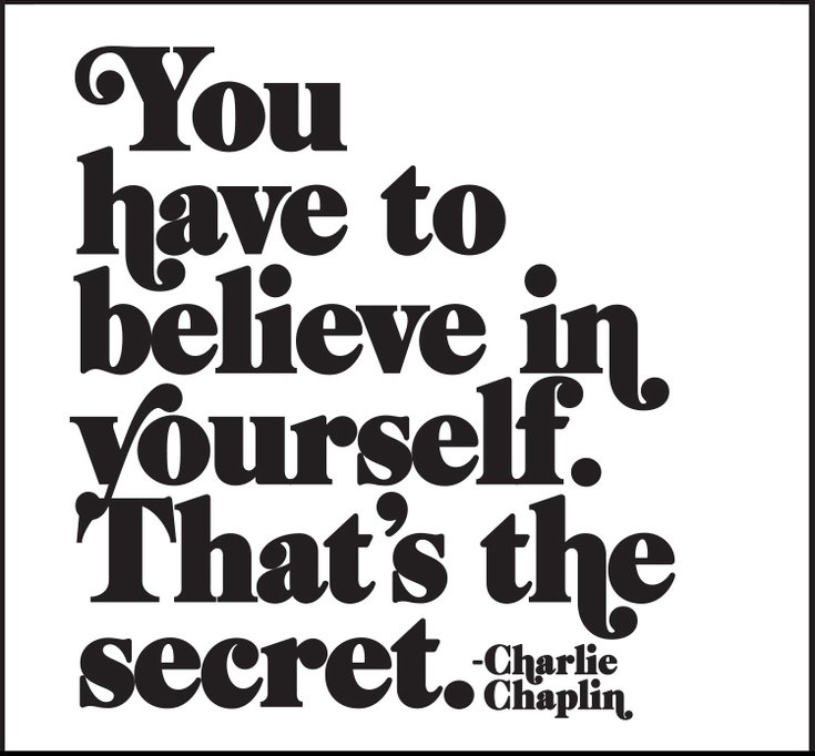 You Have to Believe Yourself Quotable Magnet