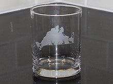 Load image into Gallery viewer, Martha&#39;s Vineyard Etched Rocks Glass Set of 4