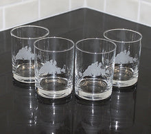 Load image into Gallery viewer, Martha&#39;s Vineyard Etched Rocks Glass Set of 4