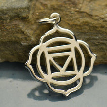 Load image into Gallery viewer, Sterling Silver Root Chakra Charm