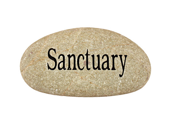 Sanctuary Carved River Stone