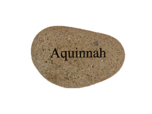 Aquinnah Small Carved Beach Stone