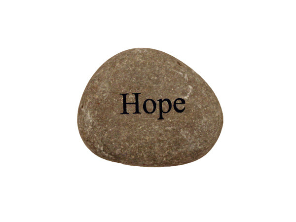 Hope Small Carved Beach Stone