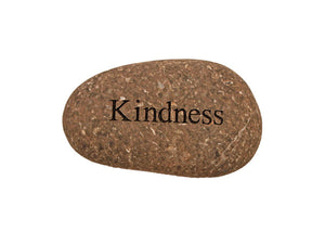 Kindness Small Carved Beach Stone