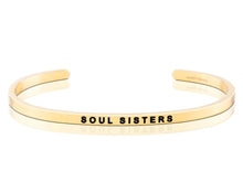 Load image into Gallery viewer, Soul Sisters Mantraband Cuff Bracelet