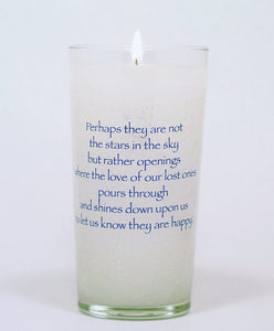 Perhaps they are not Stars Memorial Candle