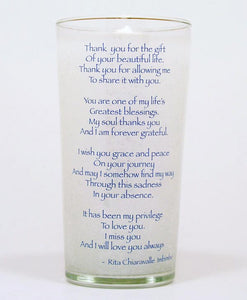 Thank You Memorial Candle