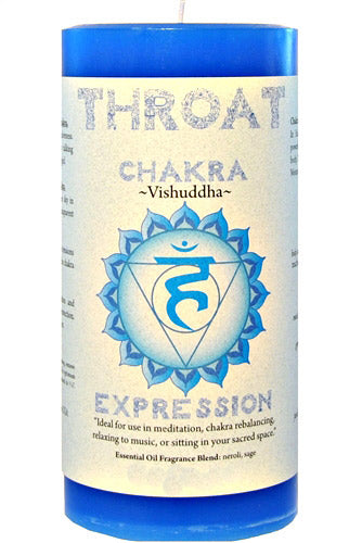 Throat Chakra Candle