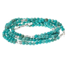 Load image into Gallery viewer, Turquoise Gemstone Wrap With Silver Accents