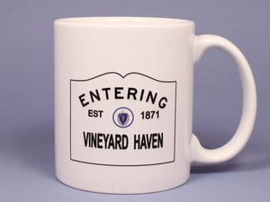 Entering Vineyard Haven Ceramic Mug