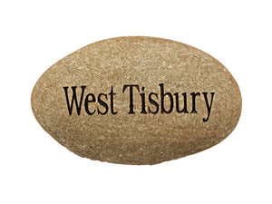 West Tisbury Carved River Stone
