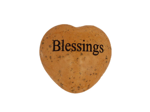 Blessings Small Engraved Heart