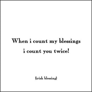 When I Count My Blessings Quotable Card or Magnet
