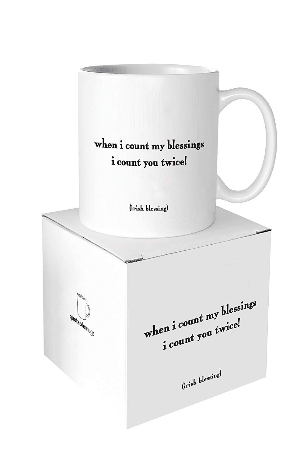 When I Count My Blessings Quotable Mug