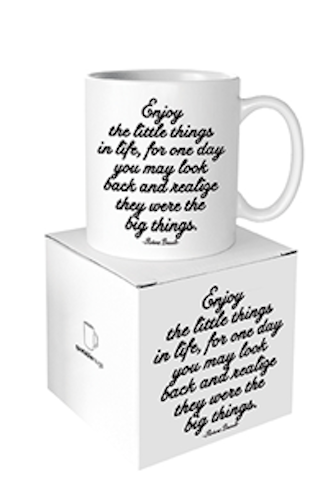 Enjoy The Little Things Quotable Mug