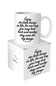 Enjoy The Little Things Quotable Mug
