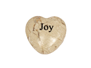Joy Small Engraved Heart