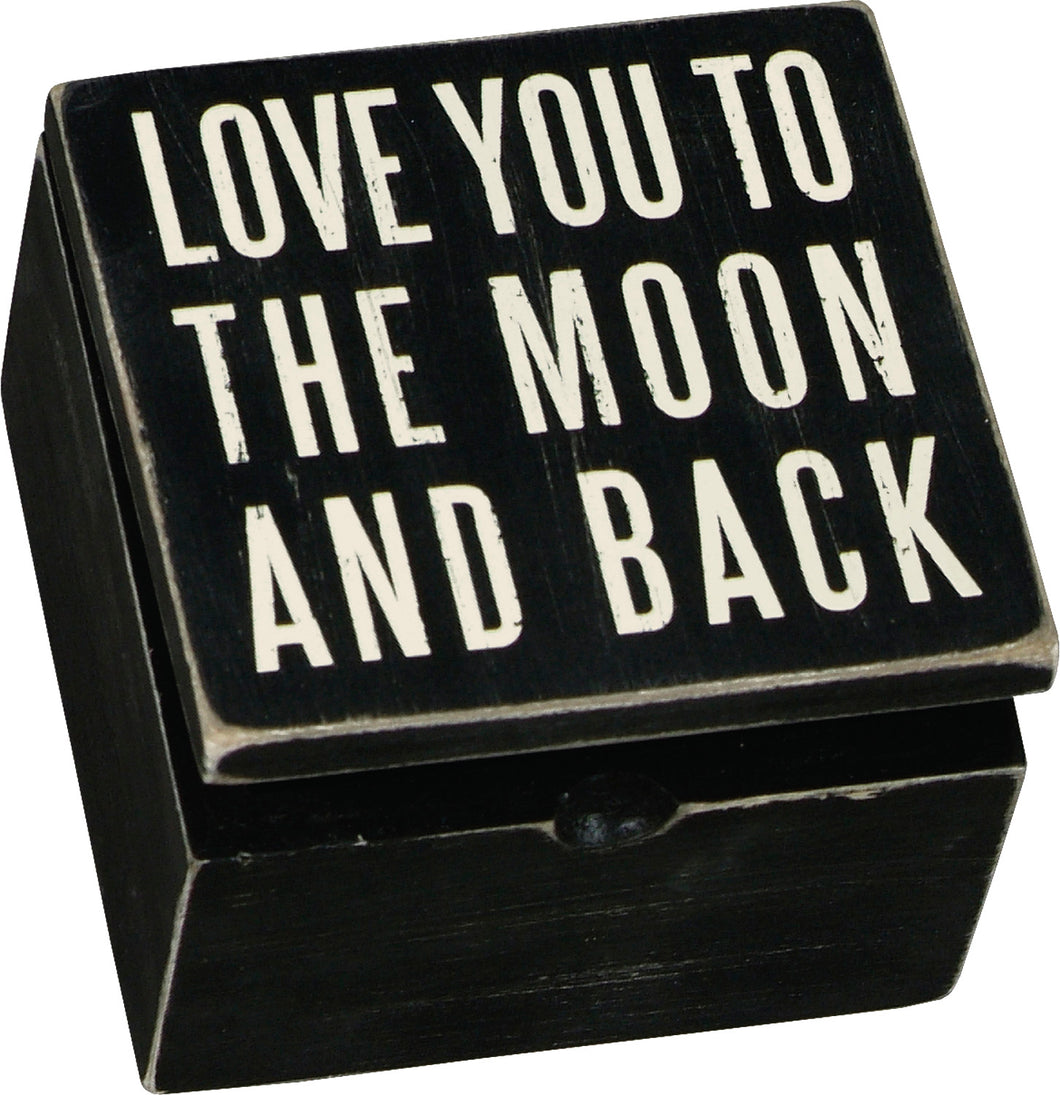 Love You To The Moon And Back Keepsake Box