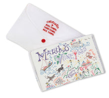 Load image into Gallery viewer, Martha&#39;s Vineyard Embroidered Color Dish Towel