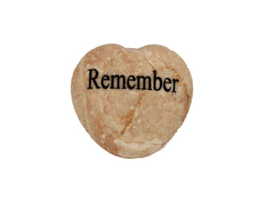 Remember Small Engraved Heart