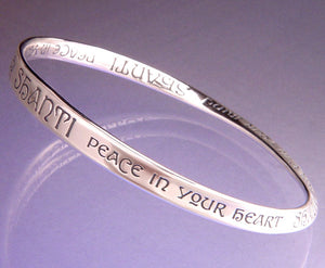 Sterling Silver Shanti Mobius Bracelet