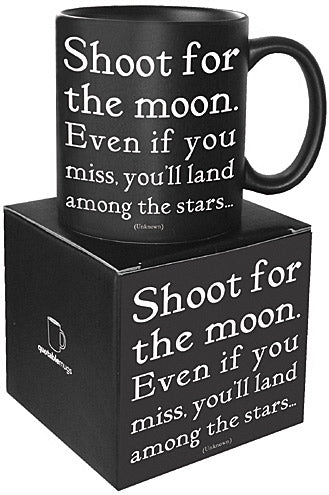 Quotable Shoot for the Moon Mug